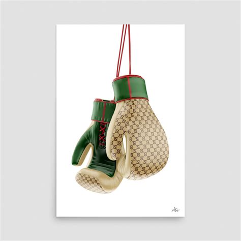 gucci gloves art print